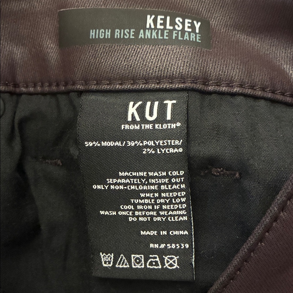 KUT from the Kloth Kelsey High-Rise Ankle Flare - Picture 10 of 11